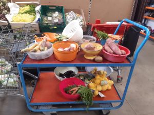 Plateau de l'épicerie générale de l'entraide majolane