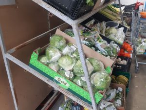 Légumes de l'épicerie générale de l'entraide majolane